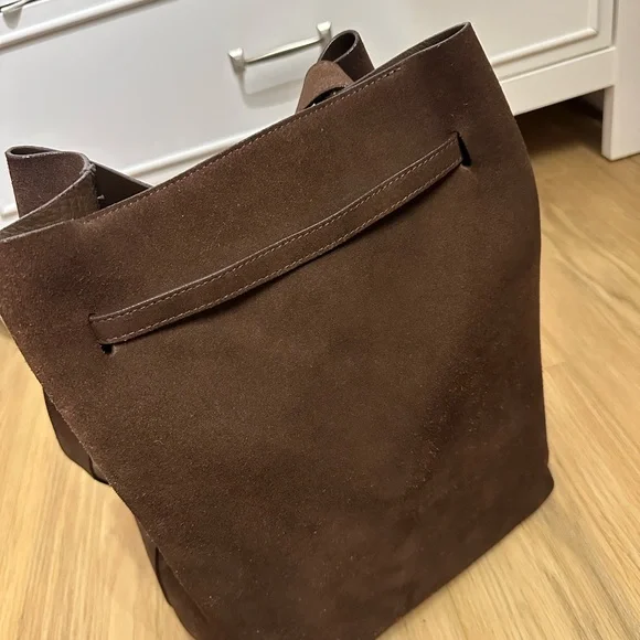 Mansur Gavriel suede drawstring hobo bag - Picture 7 of 14